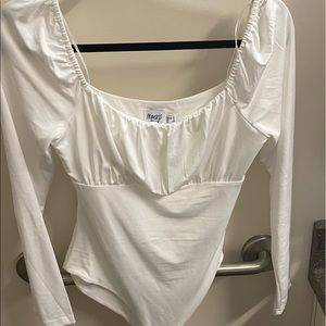 White Princess Polly bodysuit